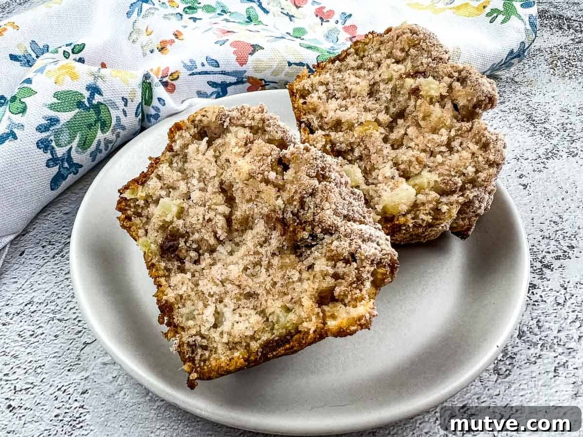 29 Halloween Treats That Beat Your Trick-or-Treat Candy 10 A cut muffin on a plate.