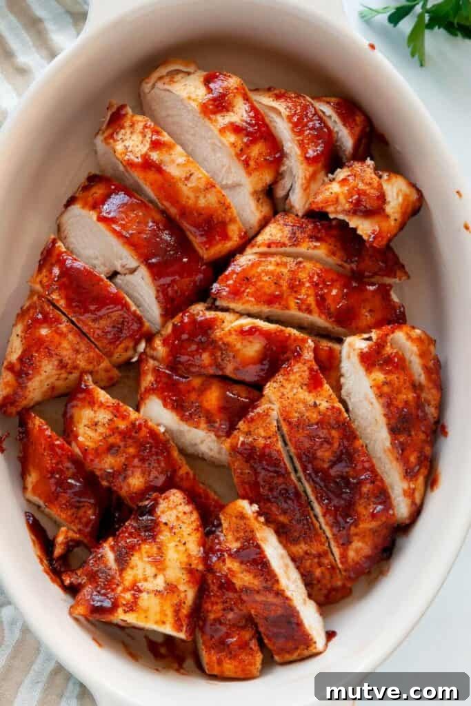 Air Fryer BBQ Chicken Breasts Recipe 2 juicy air fryer bbq chicken breasts with caramelized barbecue sauce