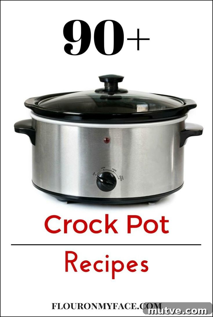 Slow Cooker Cheesy Ranch Potatoes 6 90+ Crock Pot recipes for families via flouronmyface.com