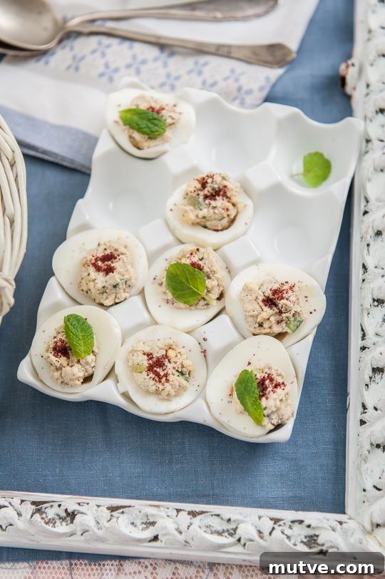 25+ Deviled Egg Recipes for Parties, Holidays and Potlucks 23 Labneh and Dukkah Deviled Eggs | 25+ Deviled Egg Recipes
