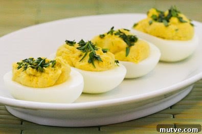 25+ Deviled Egg Recipes for Parties, Holidays and Potlucks 27 Tarragon Mustard Deviled Eggs | 25+ Deviled Egg Recipes