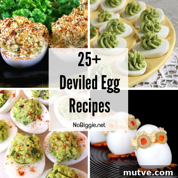 25+ Deviled Egg Recipes for Parties, Holidays and Potlucks 28 25+ deviled egg recipe ideas | NoBiggie.net