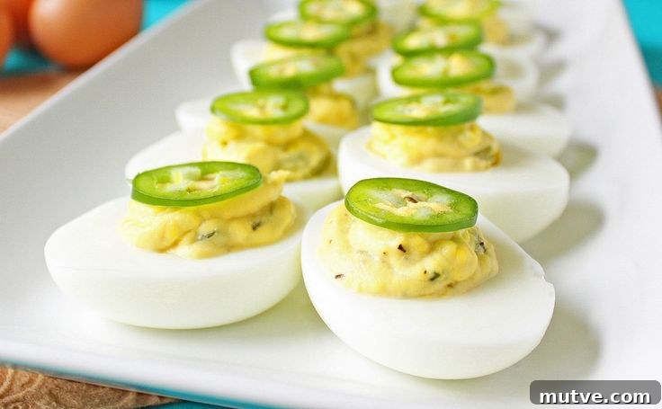 25+ Deviled Egg Recipes for Parties, Holidays and Potlucks 3 Roasted Jalapeno Deviled Eggs | 25+ Deviled Egg Recipes