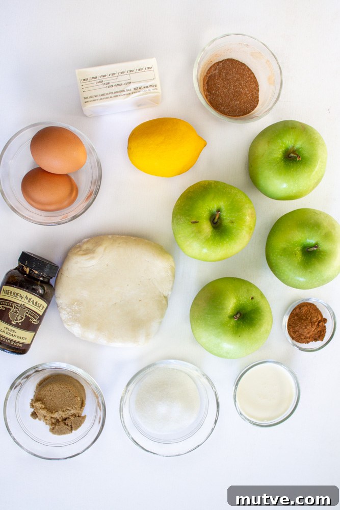 apple pie ingredients