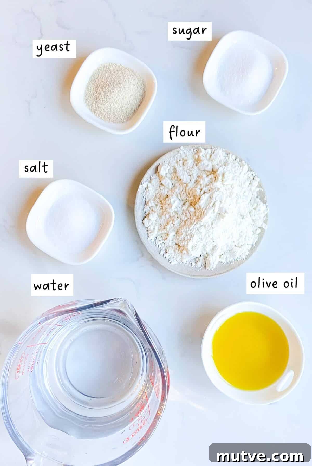 Homemade Garlic Knots Recipe with Herb Butter 6 Dough ingredients.