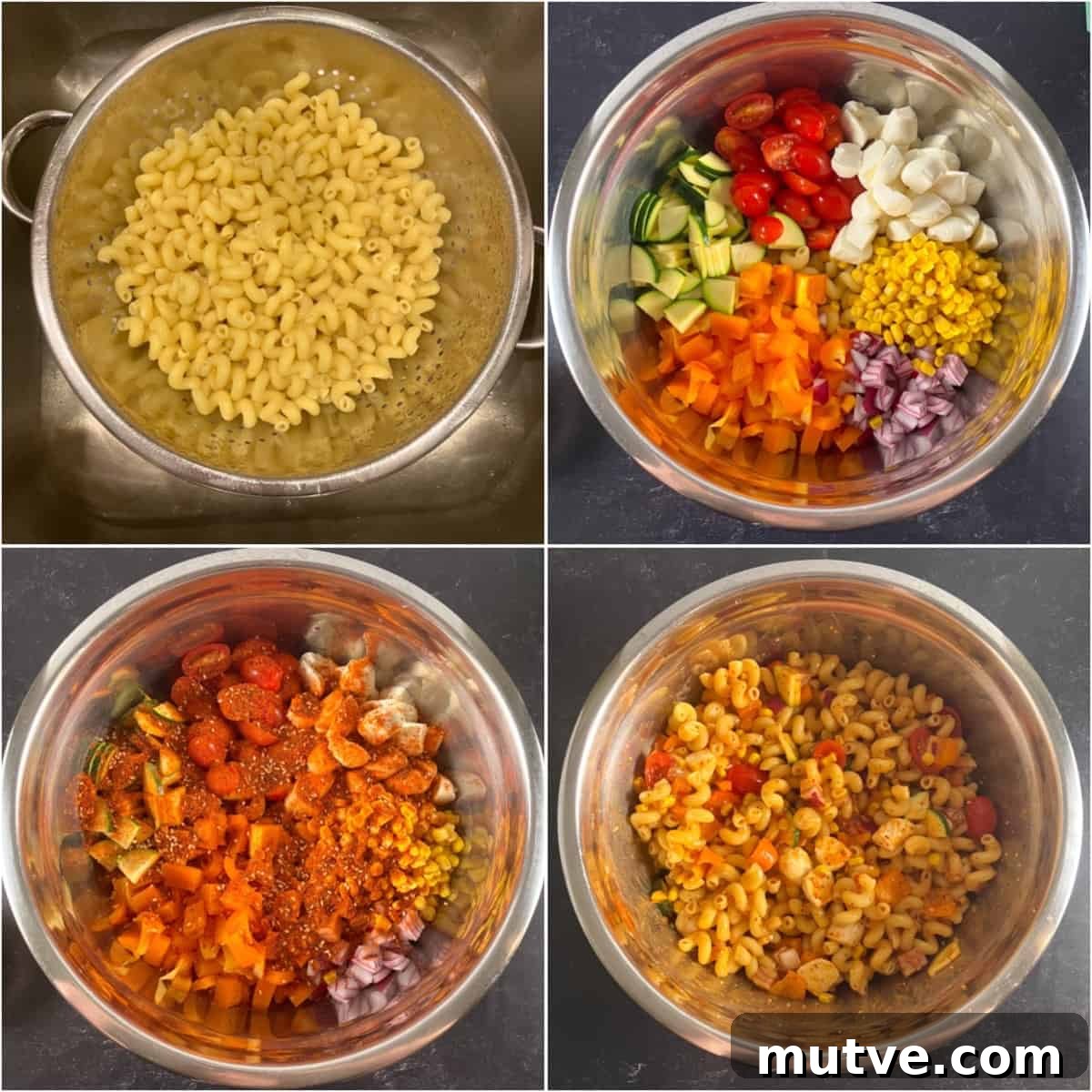 Salad Supreme Pasta Salad with McCormick Seasoning 3 how to make salad supreme pasta salad
