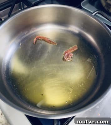 Calamari, Potato and Peas-In Process