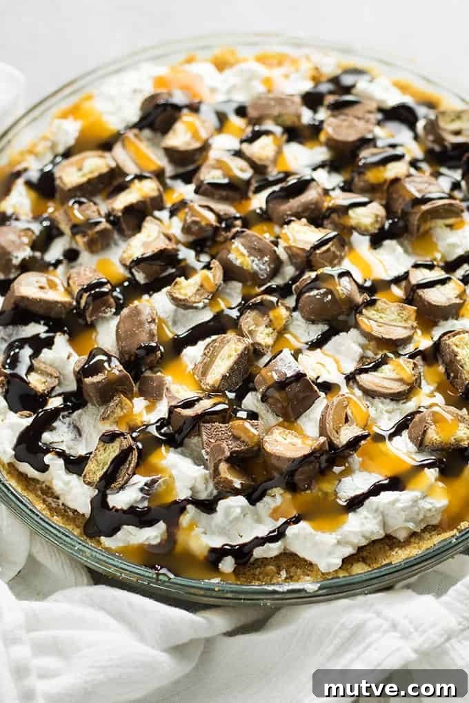 twix cheesecake pie