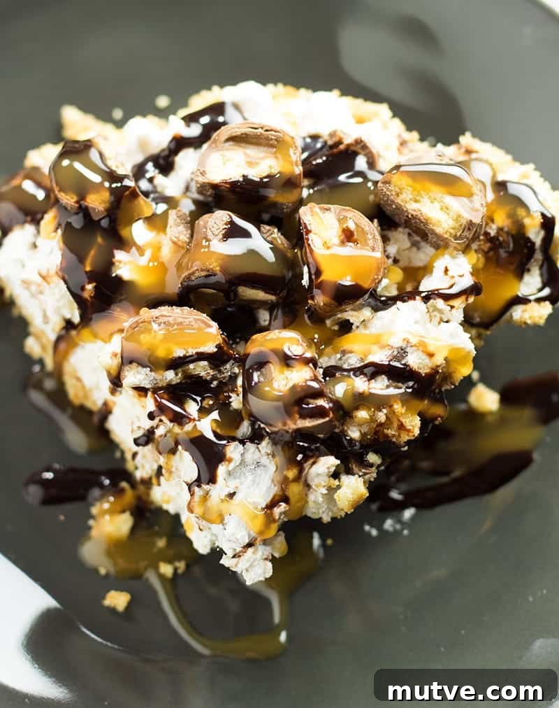 no bake twix pie