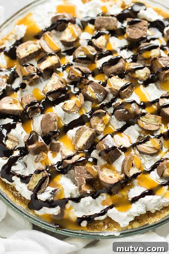 No bake twix pie