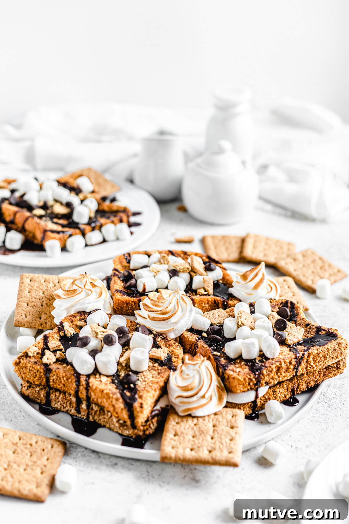Campfire S'mores French Toast with Chocolate and Marshmallows 12 img 3038 12