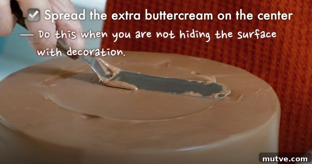 How to Frost a Cake: Step-by-Step for Smooth Icing 21 smoothing the surface of a frosted cake