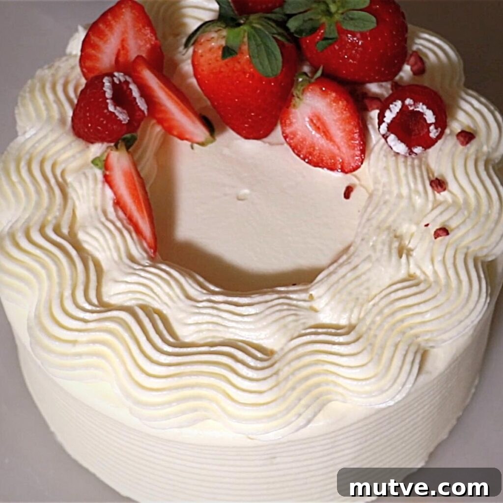 How to Frost a Cake: Step-by-Step for Smooth Icing 25 a whole chocolate cake frosted with cream cheese buttercream