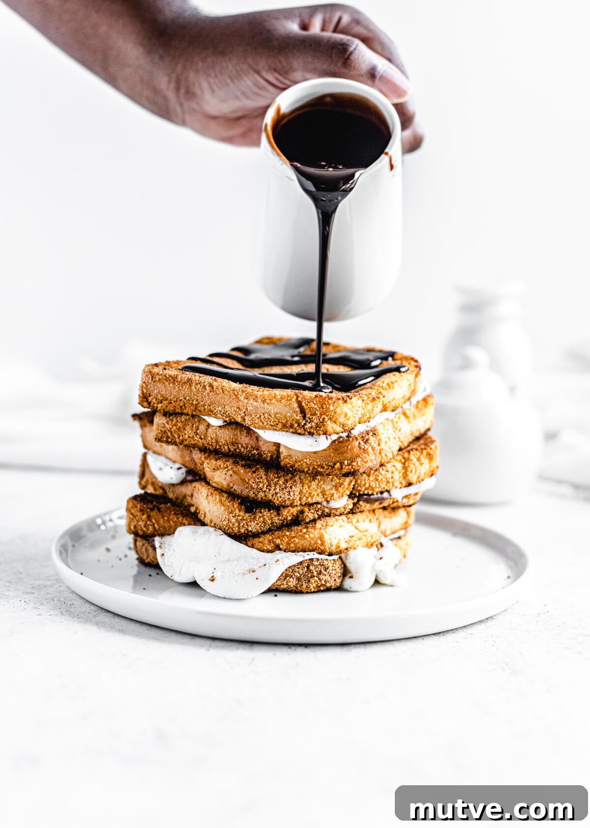 Campfire S'mores French Toast with Chocolate and Marshmallows 7 img 3038 6