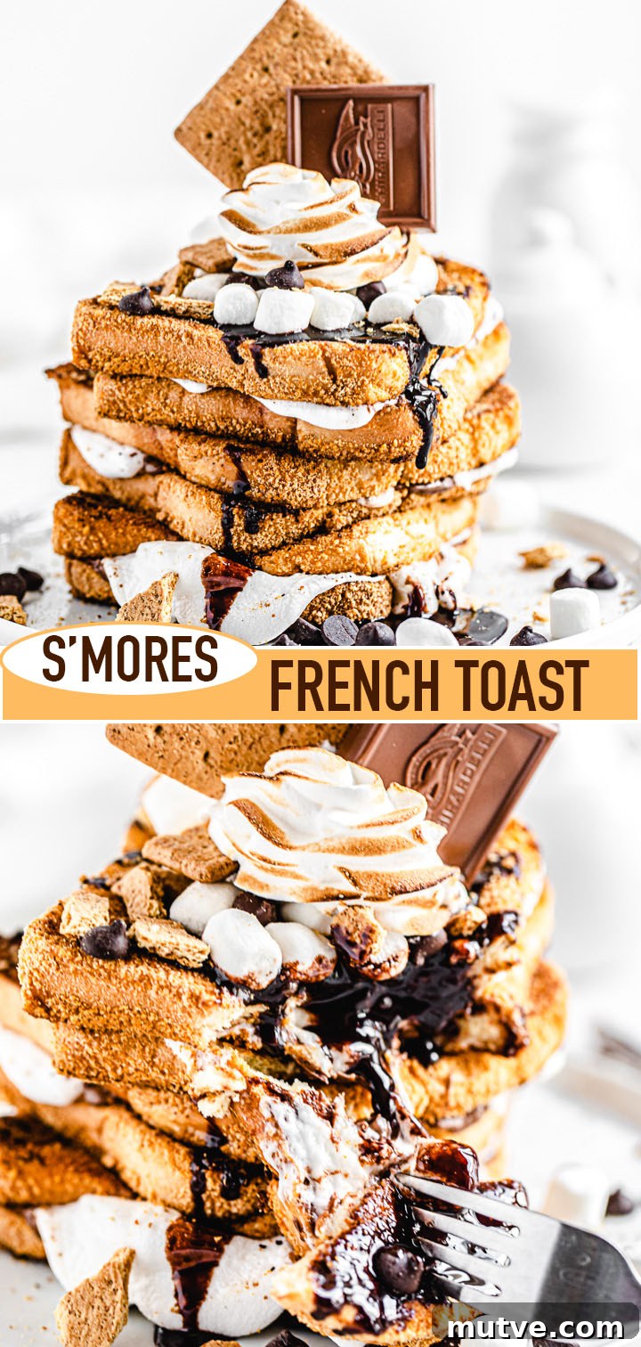 Campfire S'mores French Toast with Chocolate and Marshmallows 9 img 3038 9