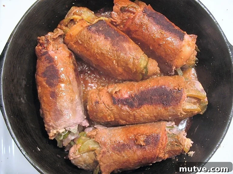 Rouladen: A German Christmas Eve Tradition 3 brown the rouladen in a skillet