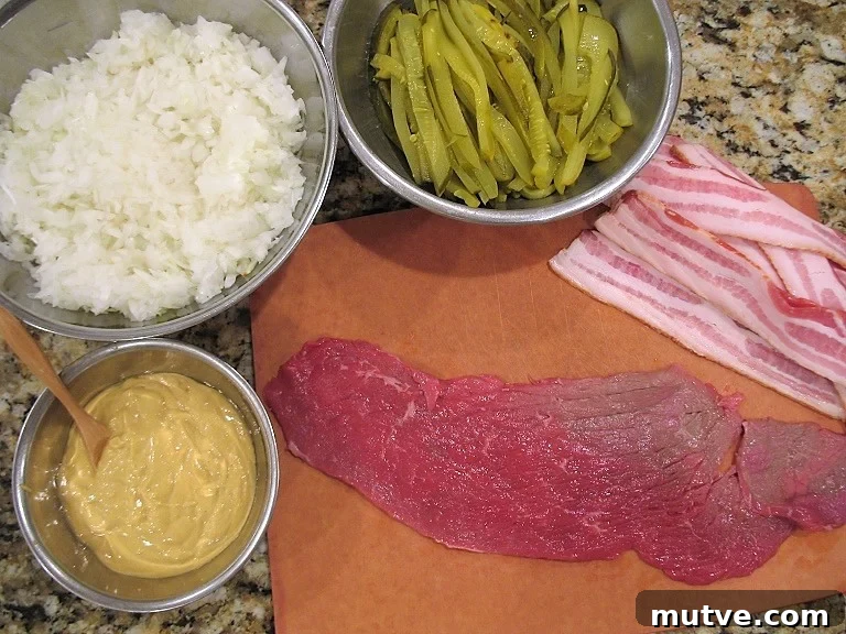 Rouladen: A German Christmas Eve Tradition 4 ingredients for German Fleisch Rouladen