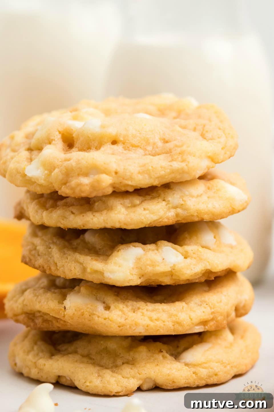 Orange Creamsicle Cookie Recipe: Creamy Orange Vanilla Cookies 3 Orange Creamsicle Cookies are creamsicles in cookie form! Soft & chewy cookies with bright orange flavor and sweet white chocolate chips.