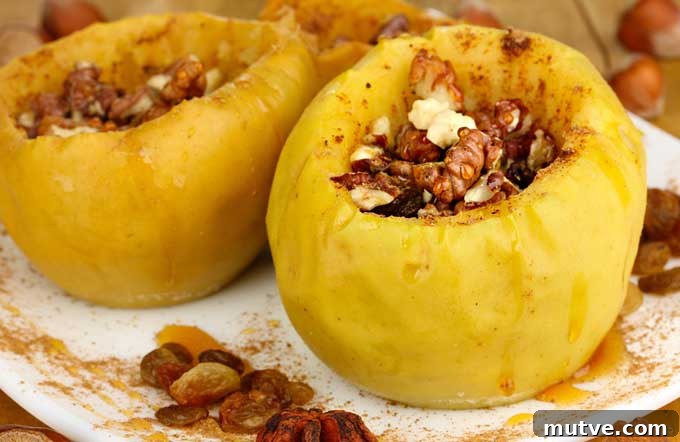 Baked Apples With Dried Fruit and Nuts | Foodal.com