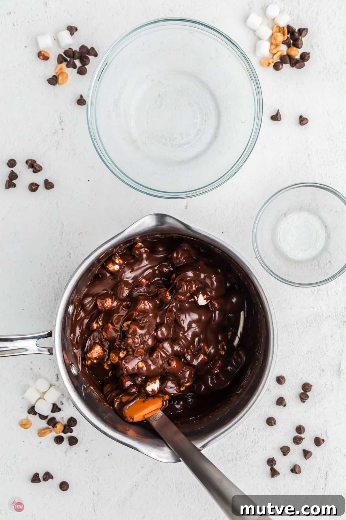 fudge in a pot