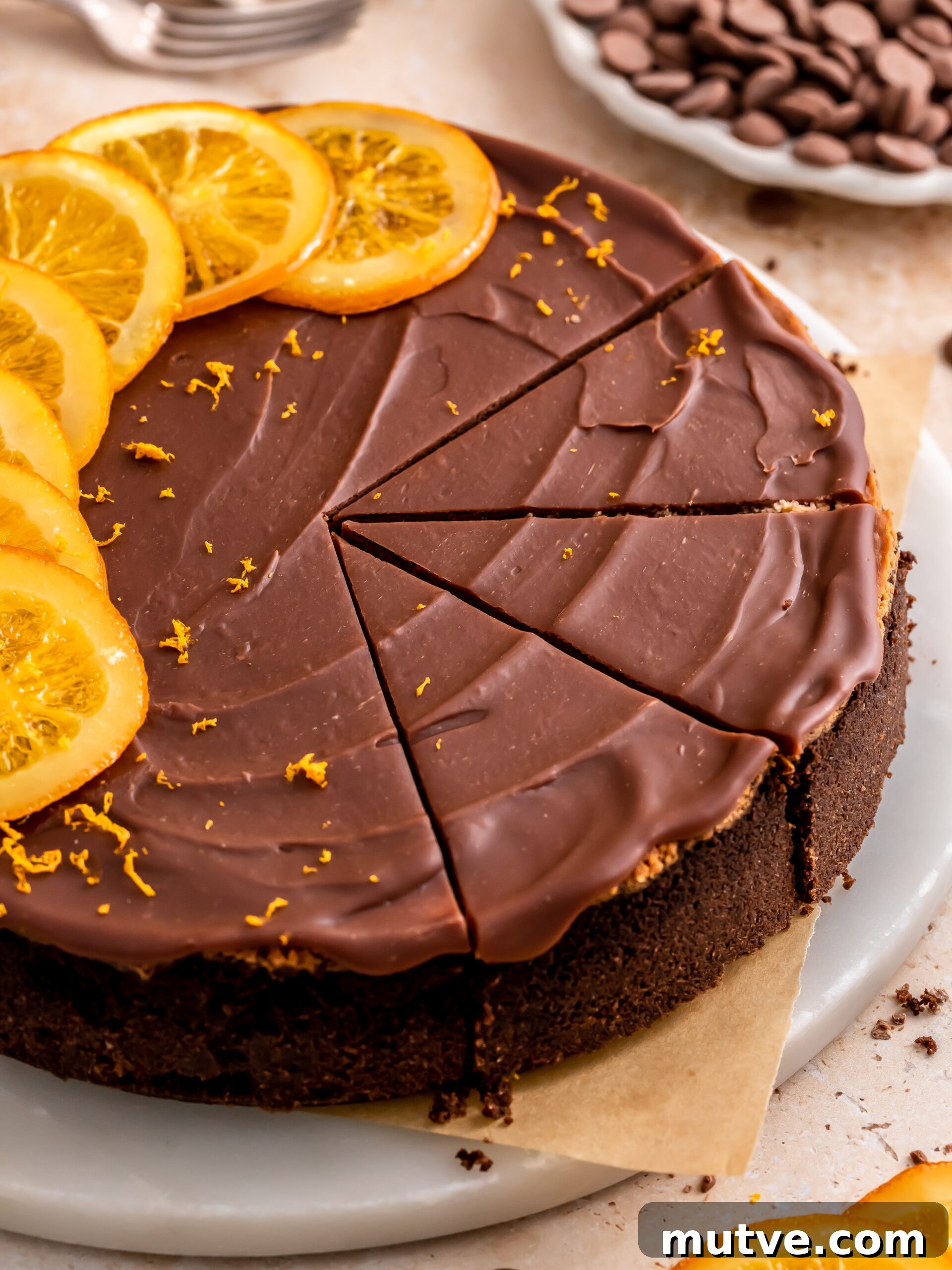 Zesty Chocolate Orange Cheesecake Recipe 2 Chocolate orange cheesecake