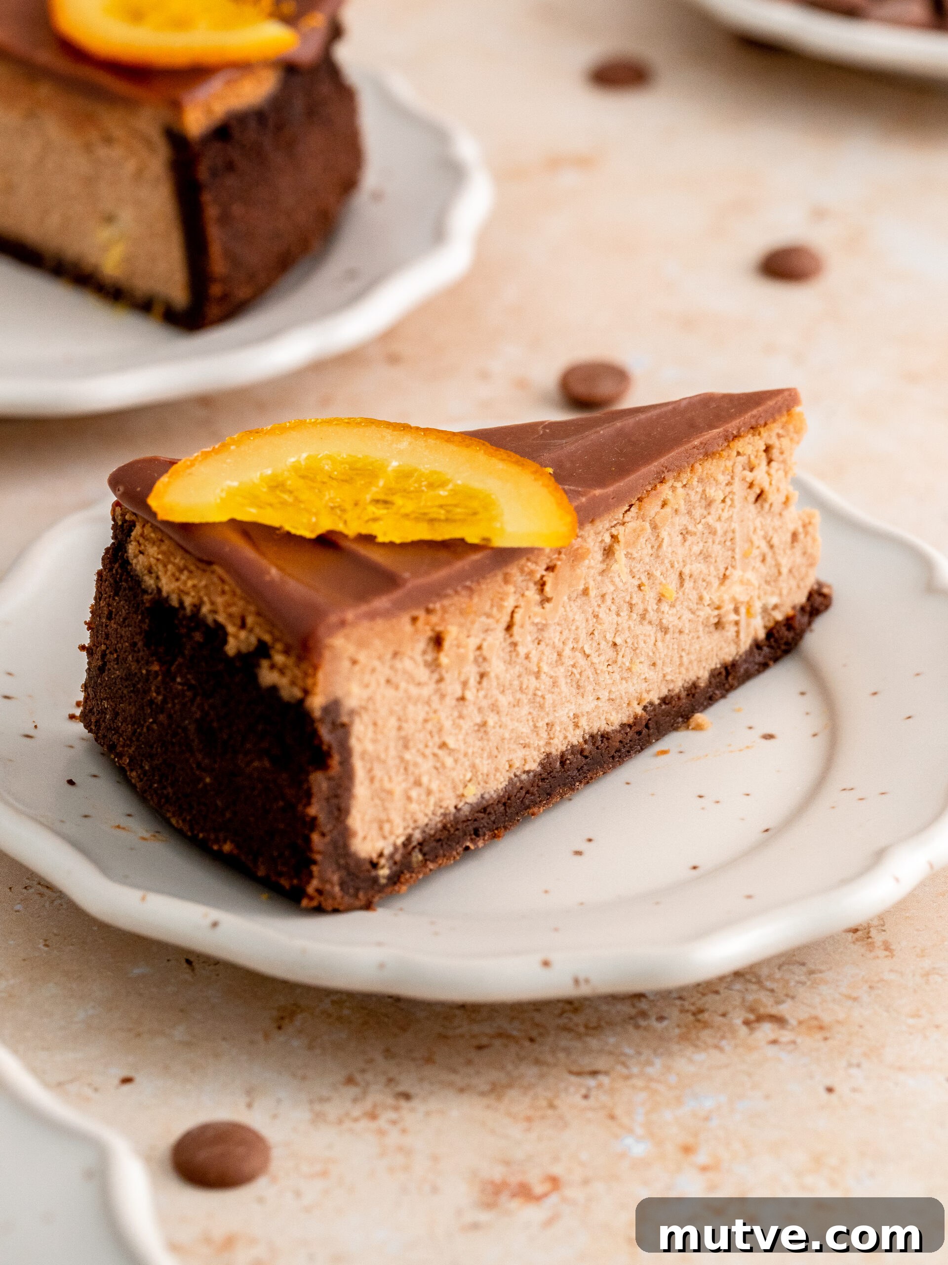 Zesty Chocolate Orange Cheesecake Recipe 11 Cheesecake stored