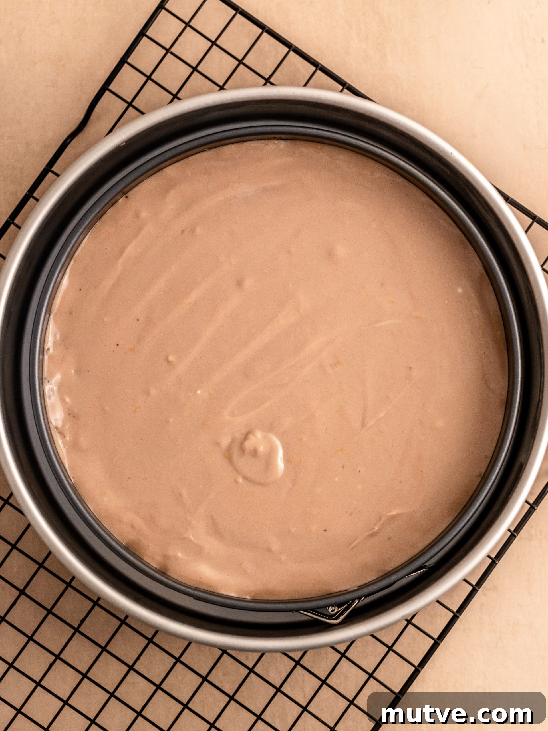 Zesty Chocolate Orange Cheesecake Recipe 6 Cheesecake baked