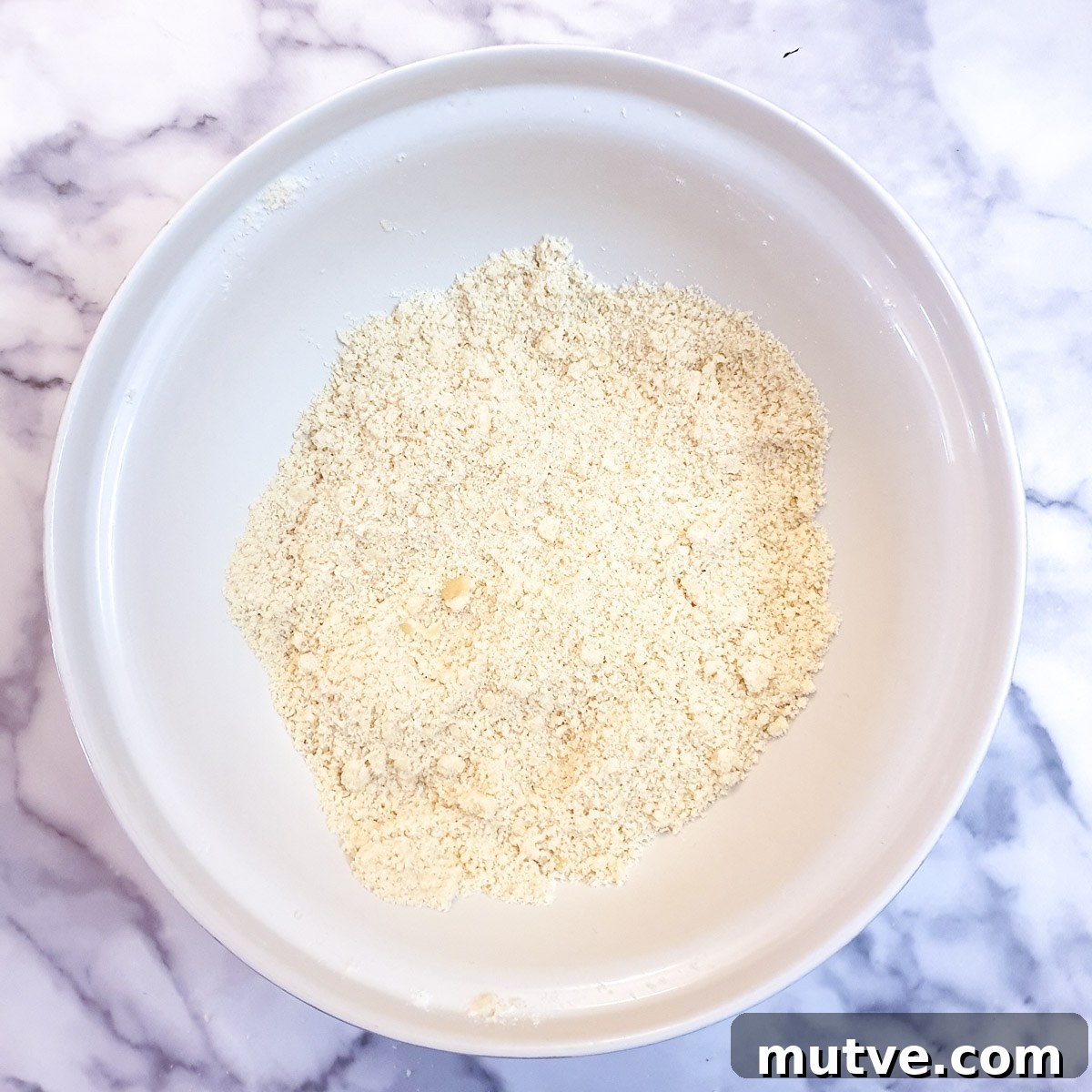 Butter and flour rubbed together to form 'breadcrumbs'.