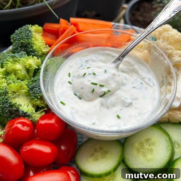 bowl of dip with veggies