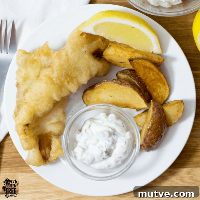 gluten free fish and chips with gluten free tempura batter