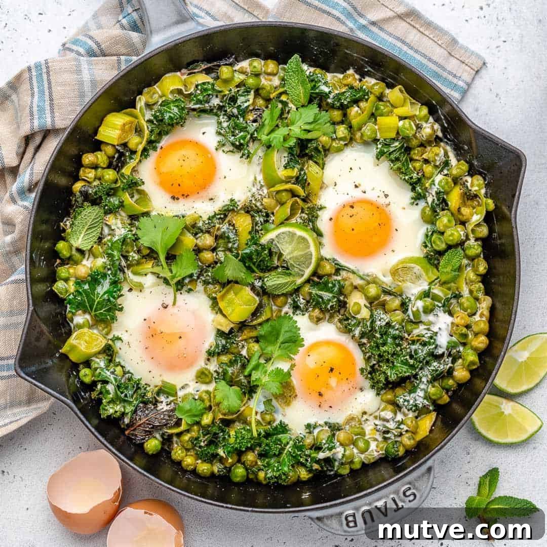 Green Shakshuka Recipe with Spinach, Herbs and Feta 9 best shakshuka recipe