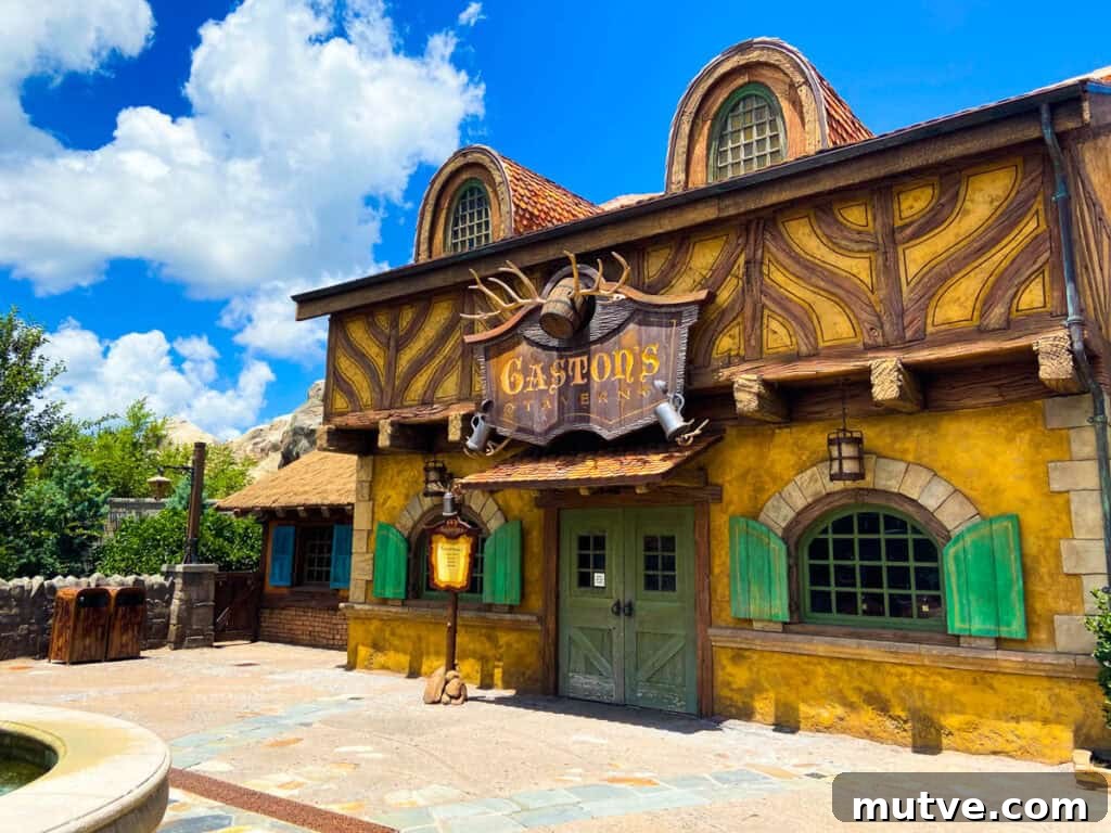 Entrance to Gaston's Tavern.