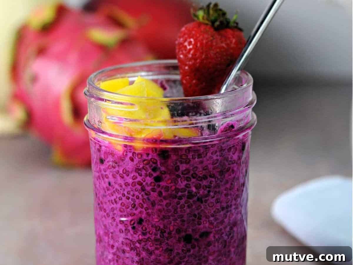 22 Flavorful Chia Seed Recipes: Breakfast, Snacks and Desserts 4 Dragon Fruit Chia Seed Pudding