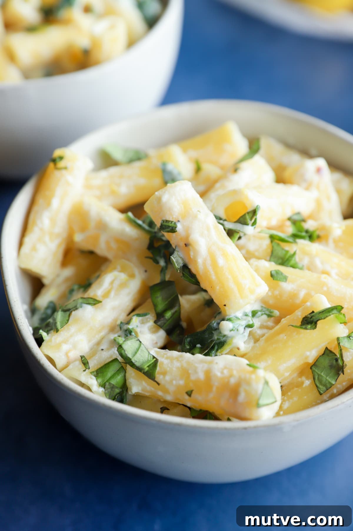 Lemon Ricotta Pasta in a bowl image