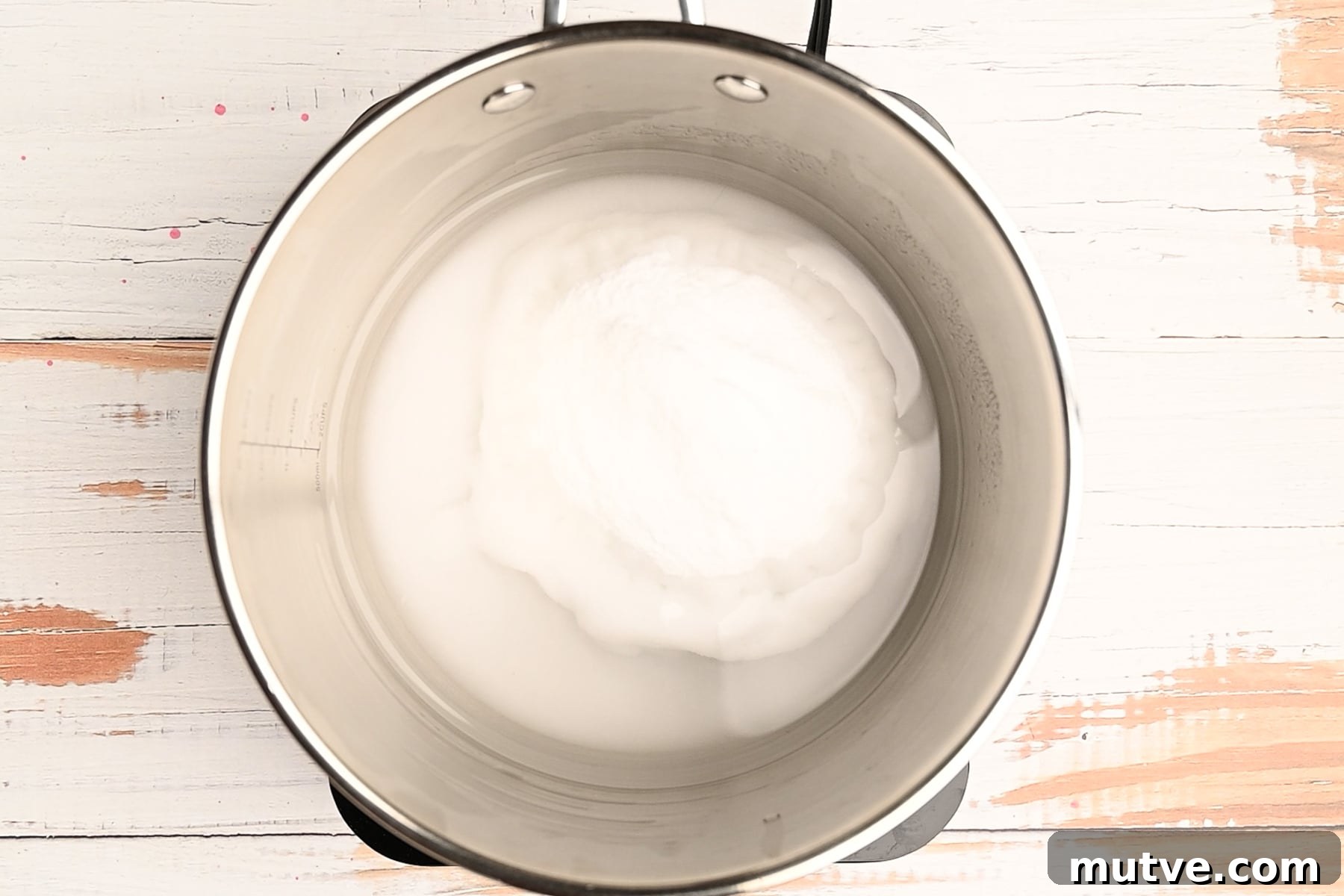 How to Make Keto Maple Syrup That Won't Crystallize 4 Allulose dissolving in water.