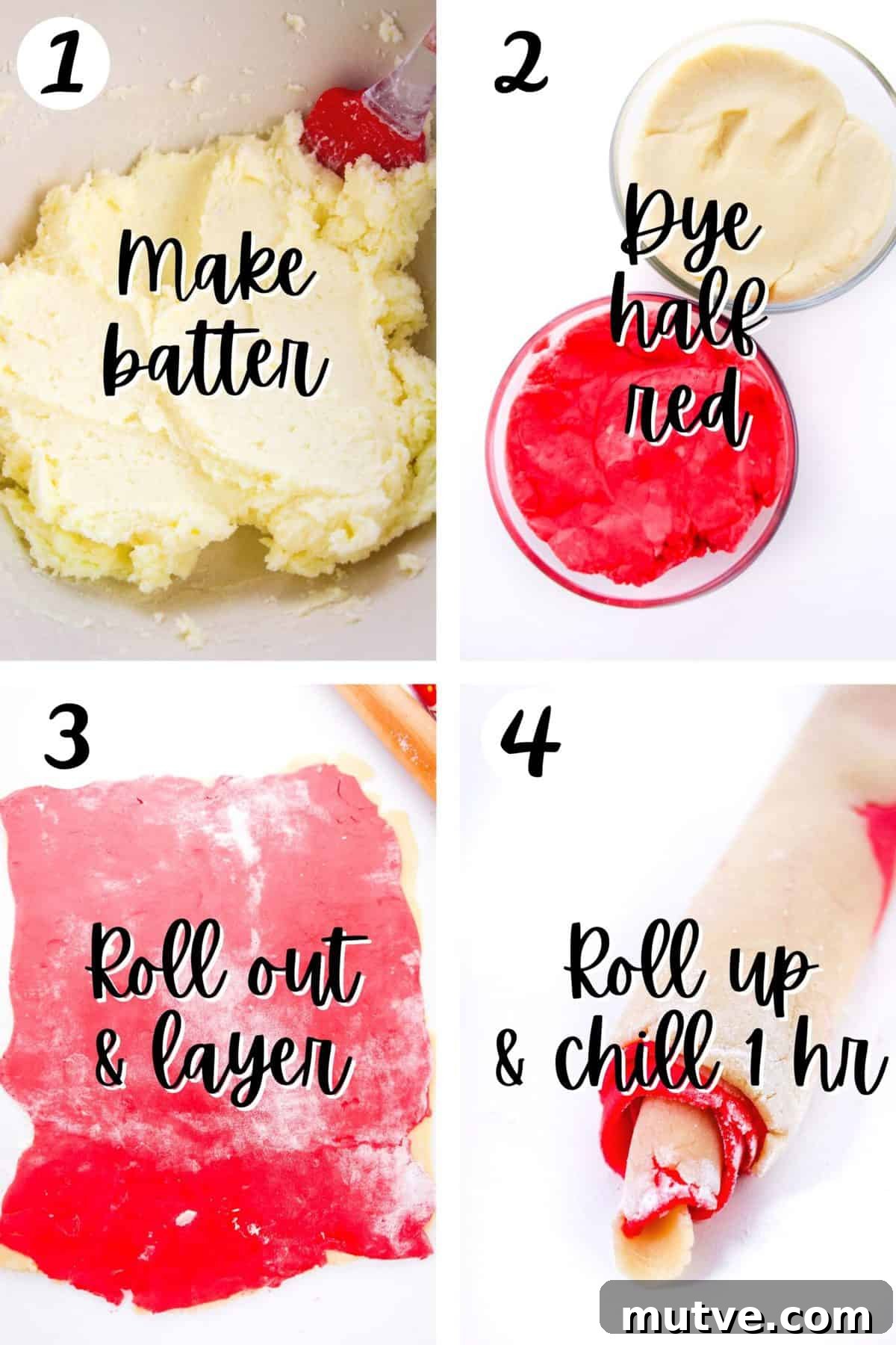 Festive Peppermint Pinwheel Cookies Recipe 4 How to Make Pinwheel Cookies