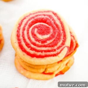 Peppermint Pinwheel Cookies