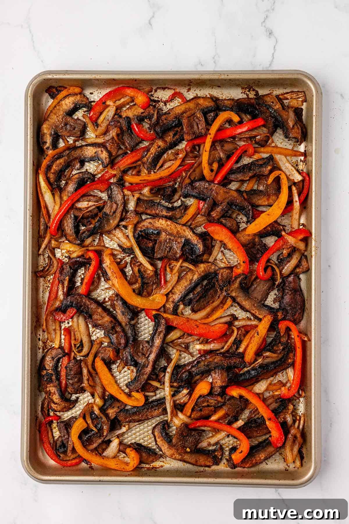 How to Make Portobello Mushroom Fajitas with Peppers and Onions 11 portobello mushroom fajita veggies