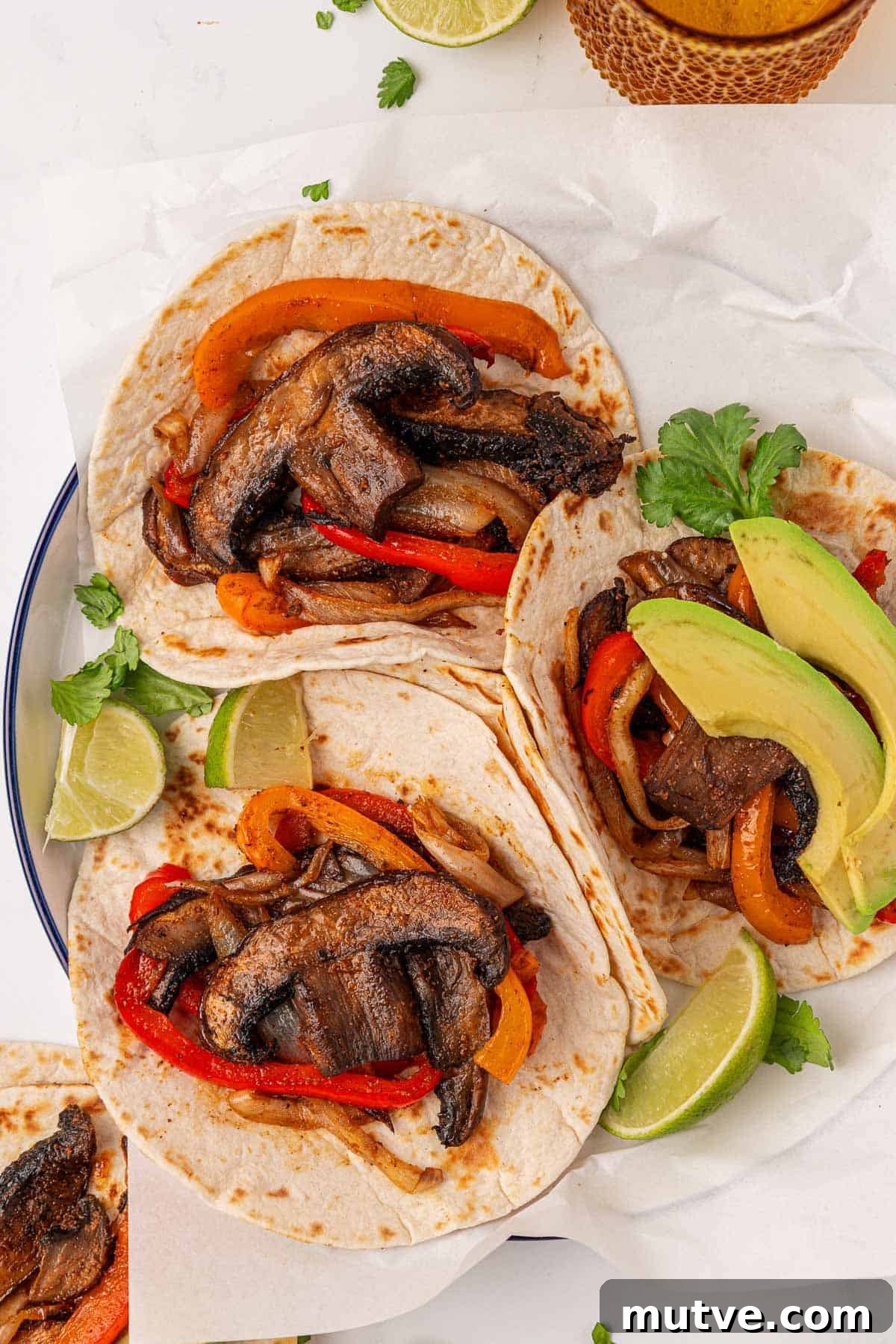 How to Make Portobello Mushroom Fajitas with Peppers and Onions 3 portobello mushroom fajitas