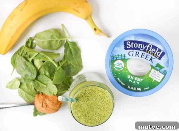 Creamy Spinach and Kale Green Smoothie Recipe 4 My Favorite Green Smoothie