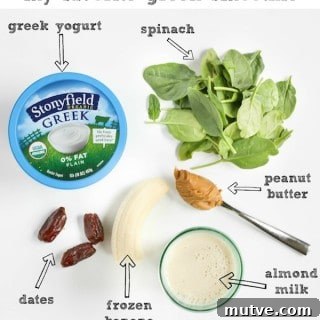 Creamy Spinach and Kale Green Smoothie Recipe 5 My Favorite Green Smoothie