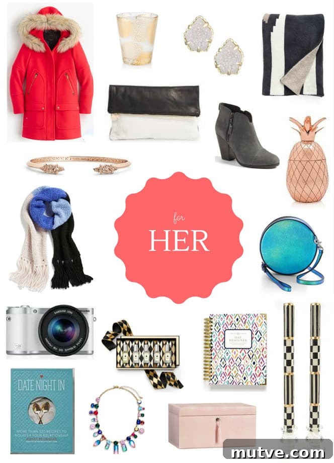 2016 holiday gift guide - for HER I howsweeteats.com