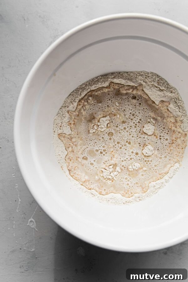 Artisan Sourdough Bread Recipe for Crispy Crust 2 Sourdough Autolyse Before Mixing