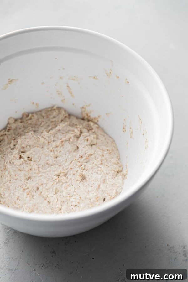Sourdough Autolyse After Resting