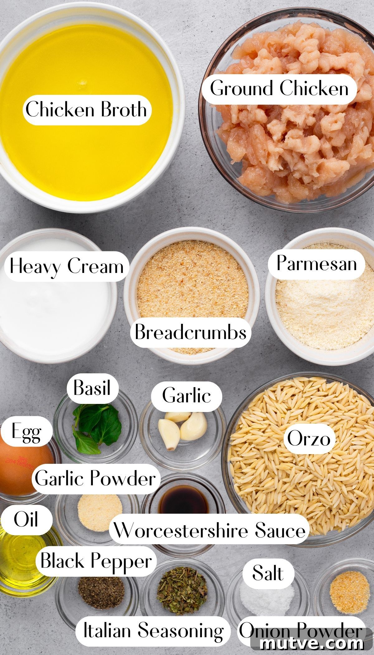 One-Pan Chicken Meatballs with Orzo Recipe 4 Yummy Chicken Meatballs with Orzo