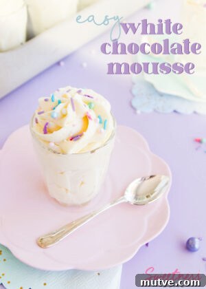 Easy Three Ingredient White Chocolate Mousse