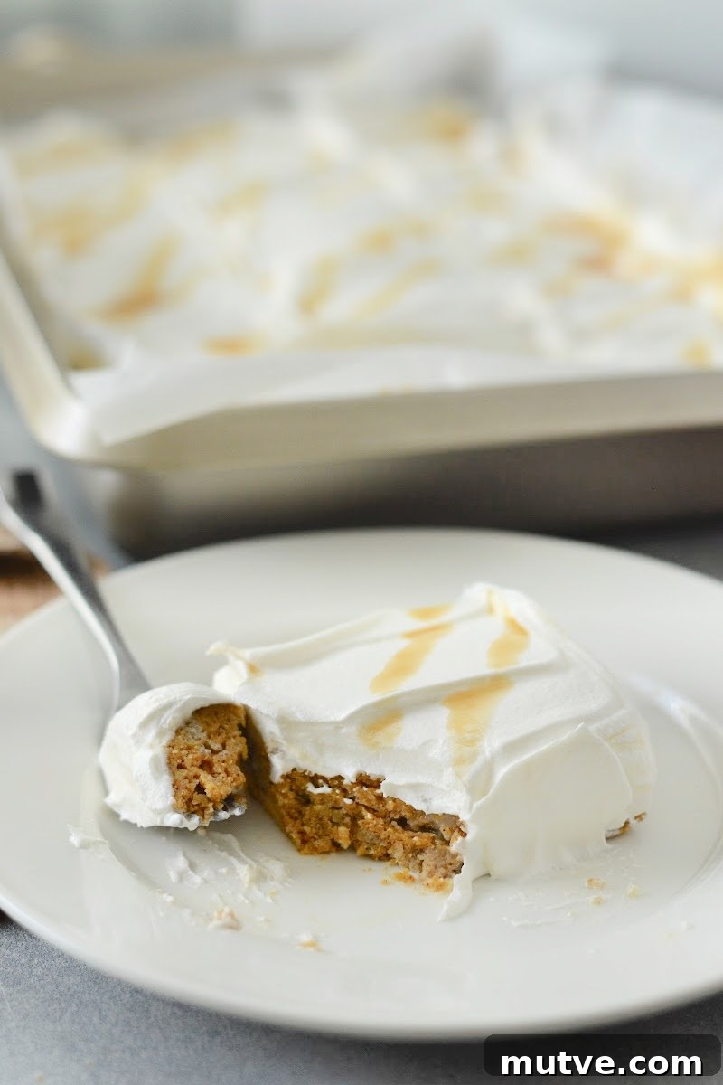 Keto Pumpkin Poke Cake with Cream Cheese Glaze 6 Low-Carb Pumpkin Poke Cake