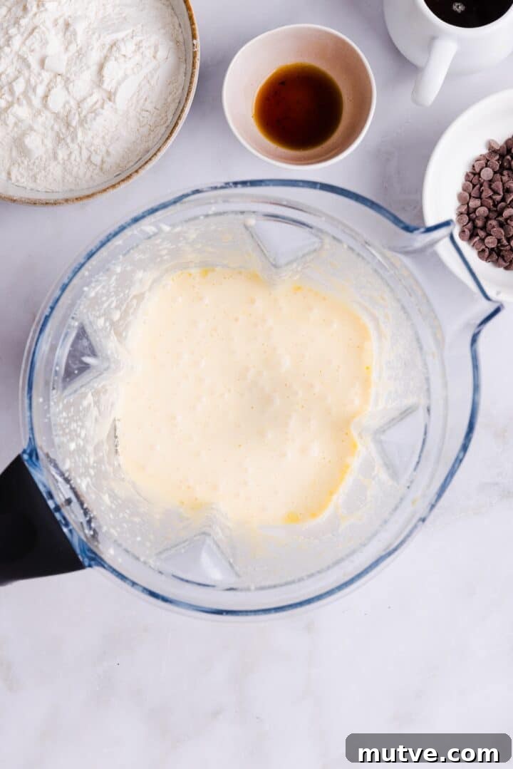 Cottage Cheese Brownies Recipe: Moist, Protein-Packed Treat 5 Cottage cheese mixture blended in a blender