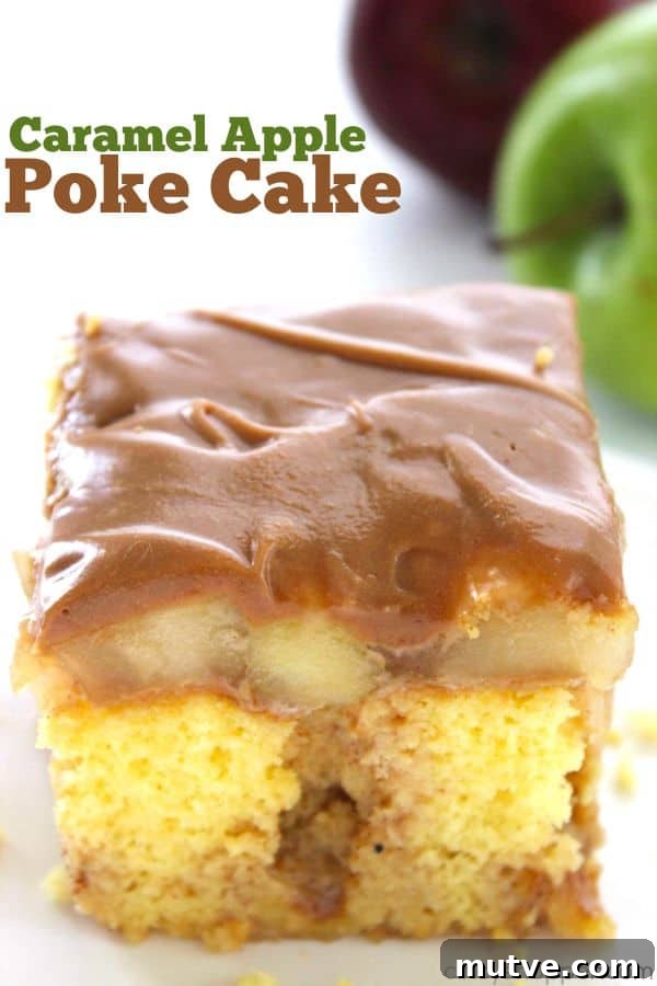 Caramel Apple Poke Cake 1