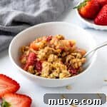 Strawberry Apple Crisp.